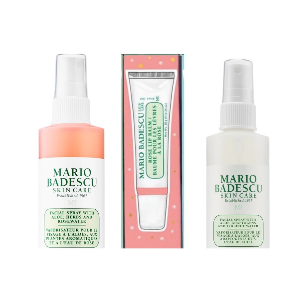 Mario Badescu Skin Care Facial Spray & Lip Balm Lot